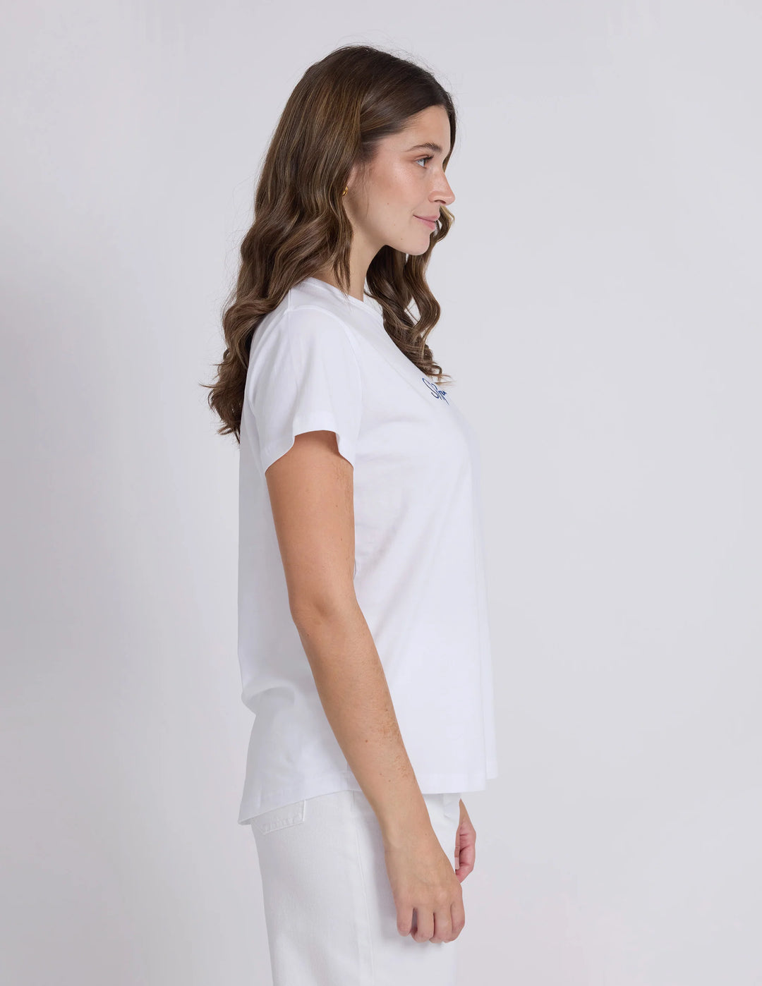 Classic Tee Freehand - White