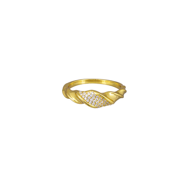 Alora Crystal Ring - Gold