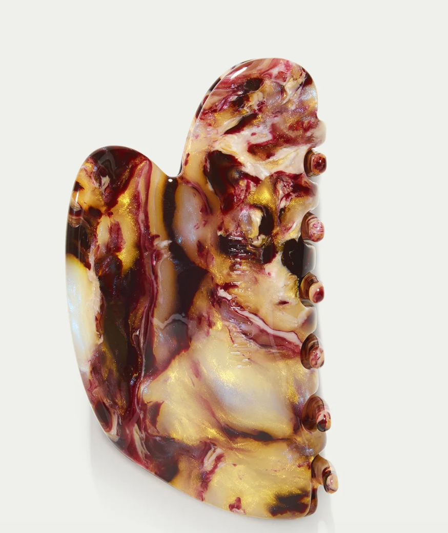 Medium Sculptural Claw - Bordeaux