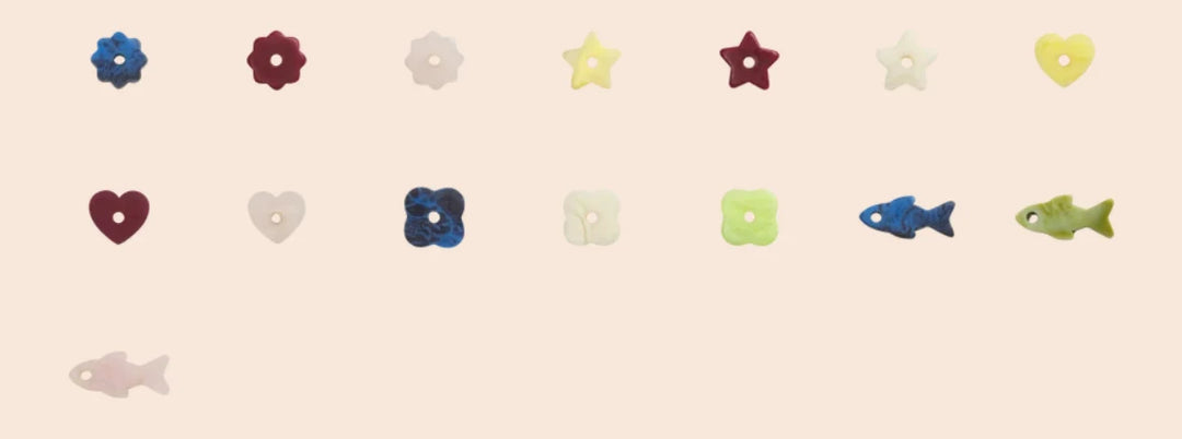 Resin Charm Key Ring - Assorted