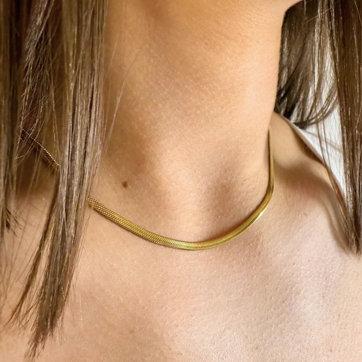 Sidewalk Gold Necklace