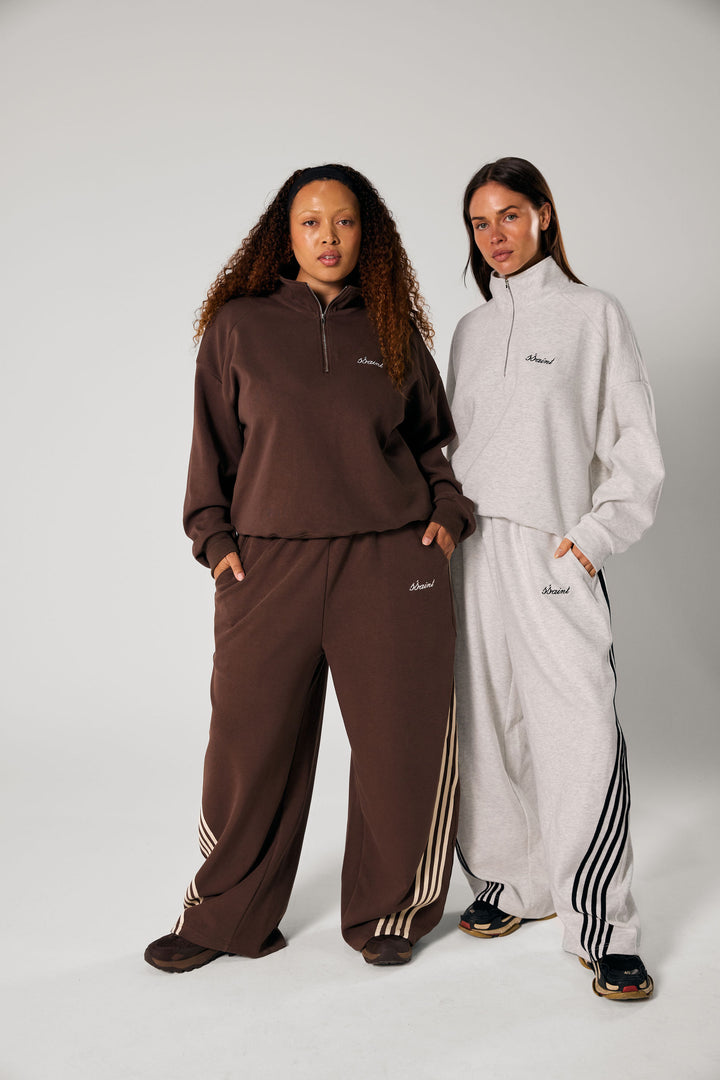 Zip Jumper - Brown