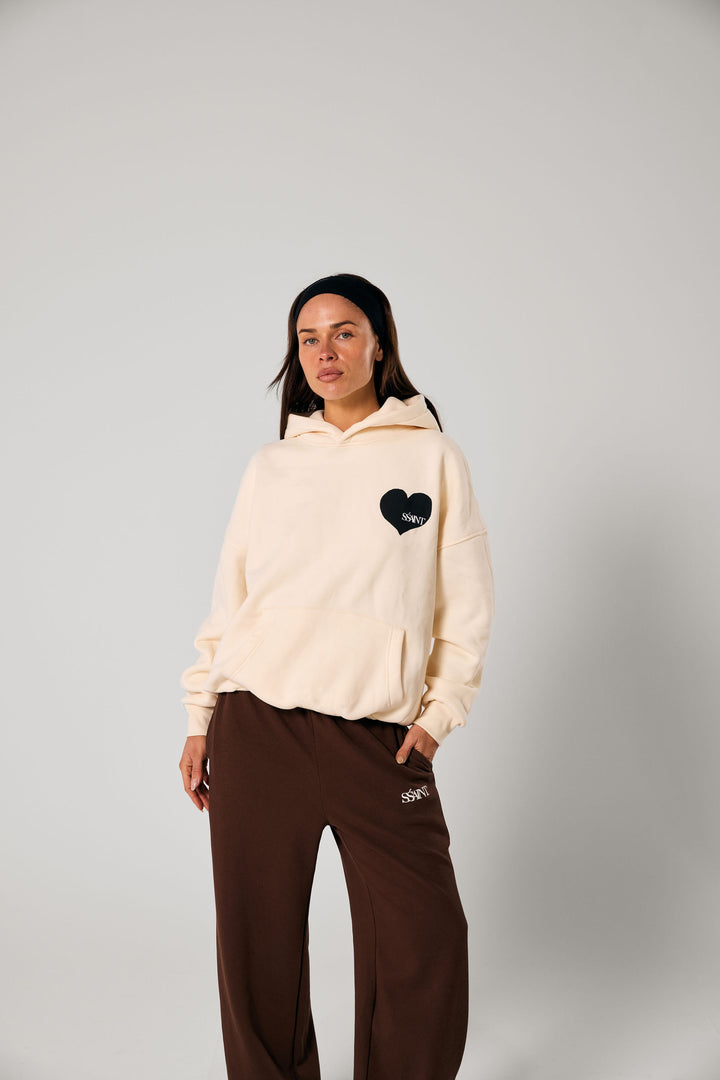 Hoodie Butter & Black