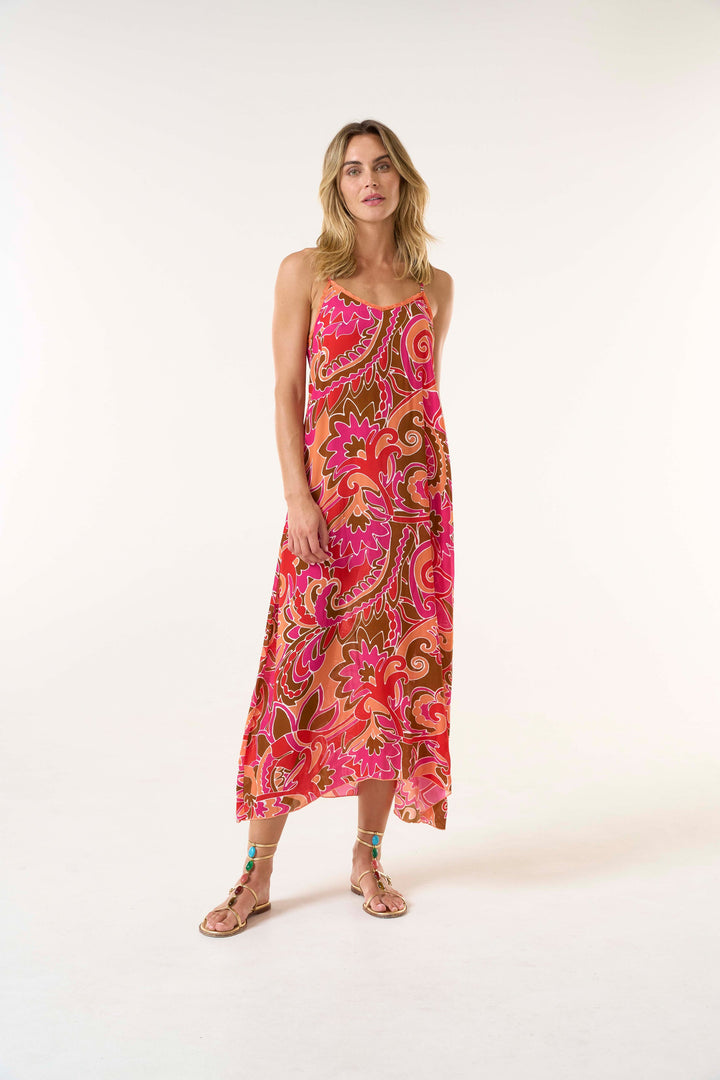 Antoinette Slip - St Georges Coral Viscose