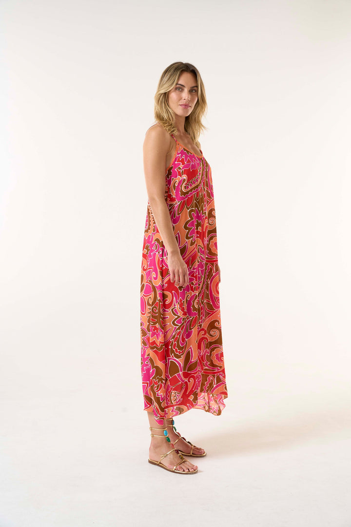Antoinette Slip - St Georges Coral Viscose