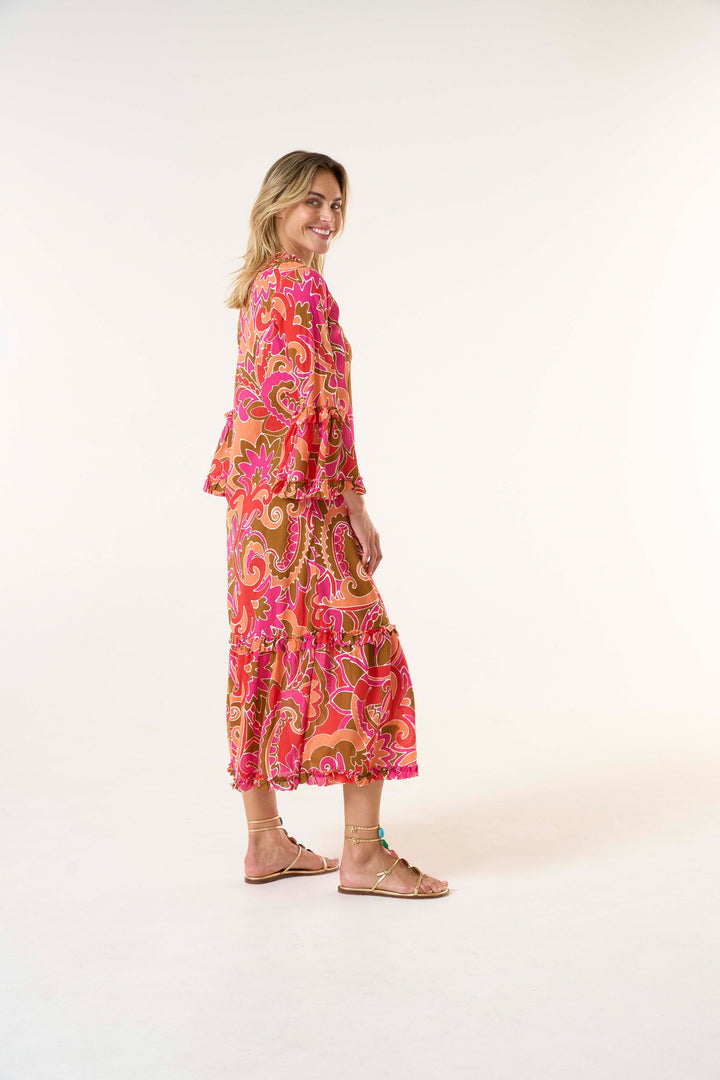 Long Indi - St Georges Coral Cotton