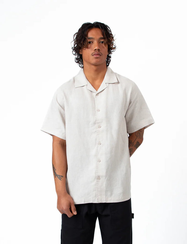 Cuban Linen Short Sleeved - Natural