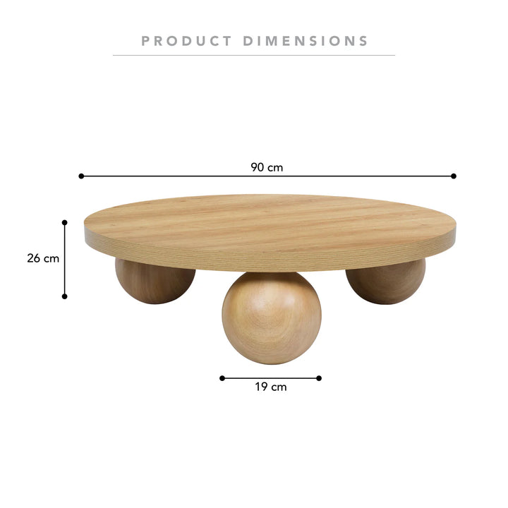 Baxter Ball Leg Coffee Table