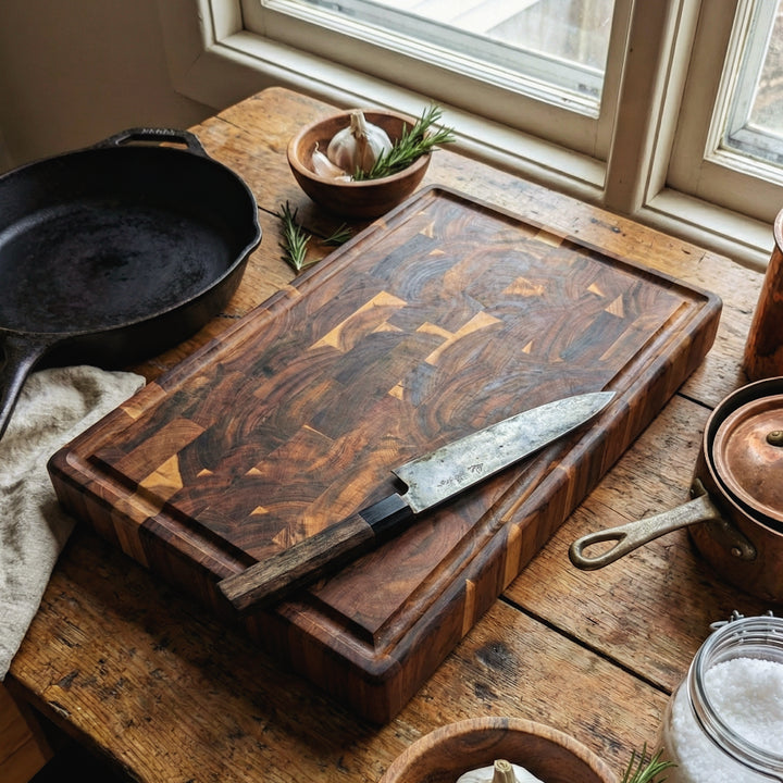 The Harvest Slab - Large Acacia End Grain Chopping Board