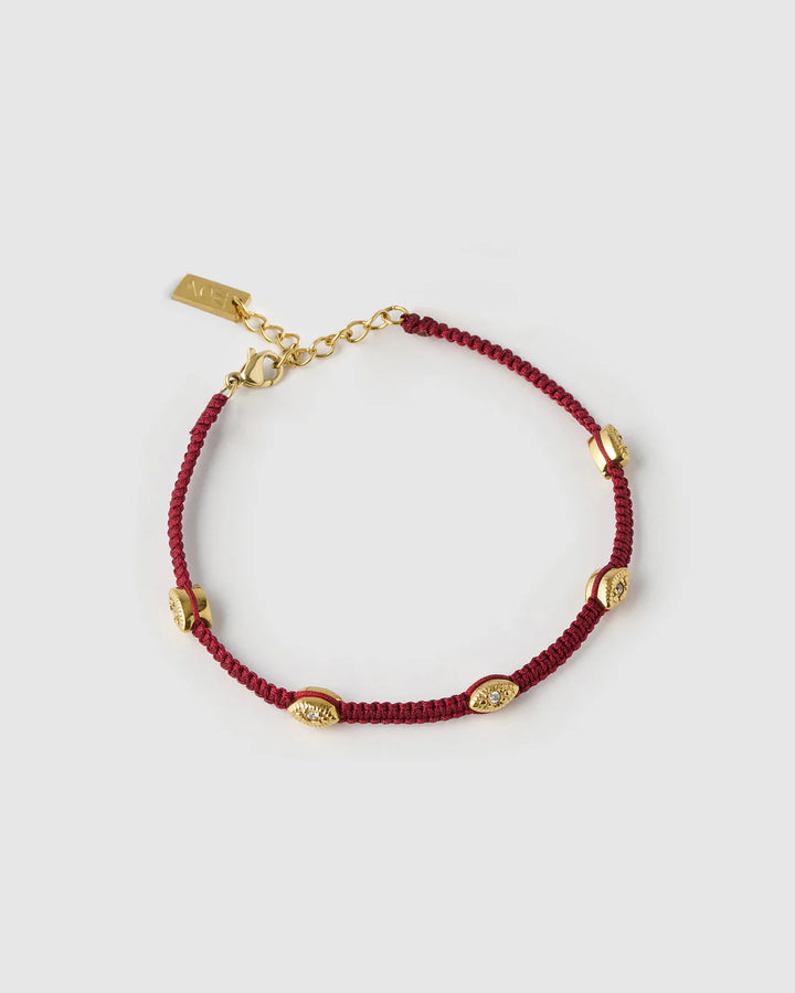 Third Eye Bracelet - Burgundy