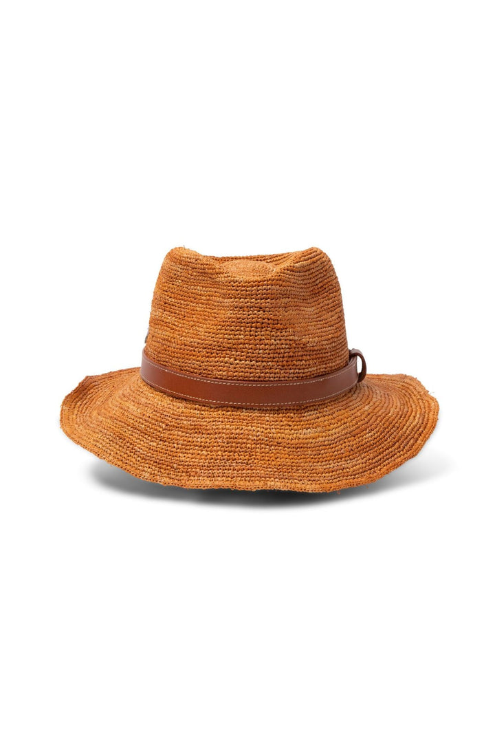 Rio Wide Brim Trilby - Saffron