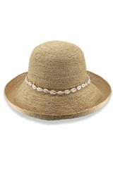 Hali - Raffia - Natural/Puka Shell