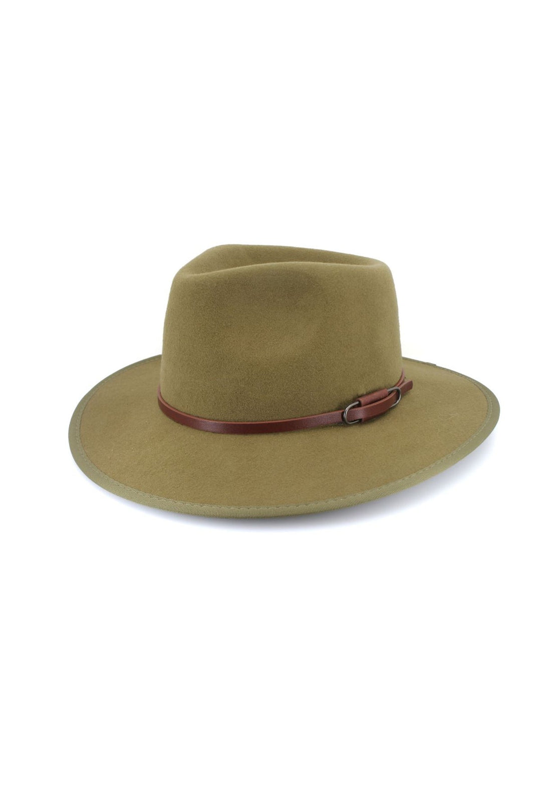 Falls Creek Fedora - Khaki Green