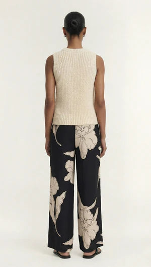 Cove Knit Tank - Natural Beige