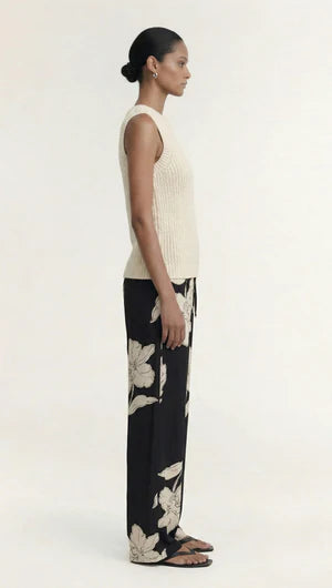 Cove Knit Tank - Natural Beige