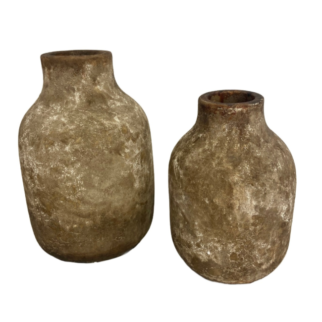 Genoa Vase Small - Dirty Chalk