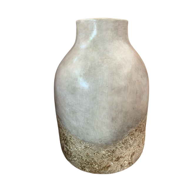 Melfi Pot – White Stone