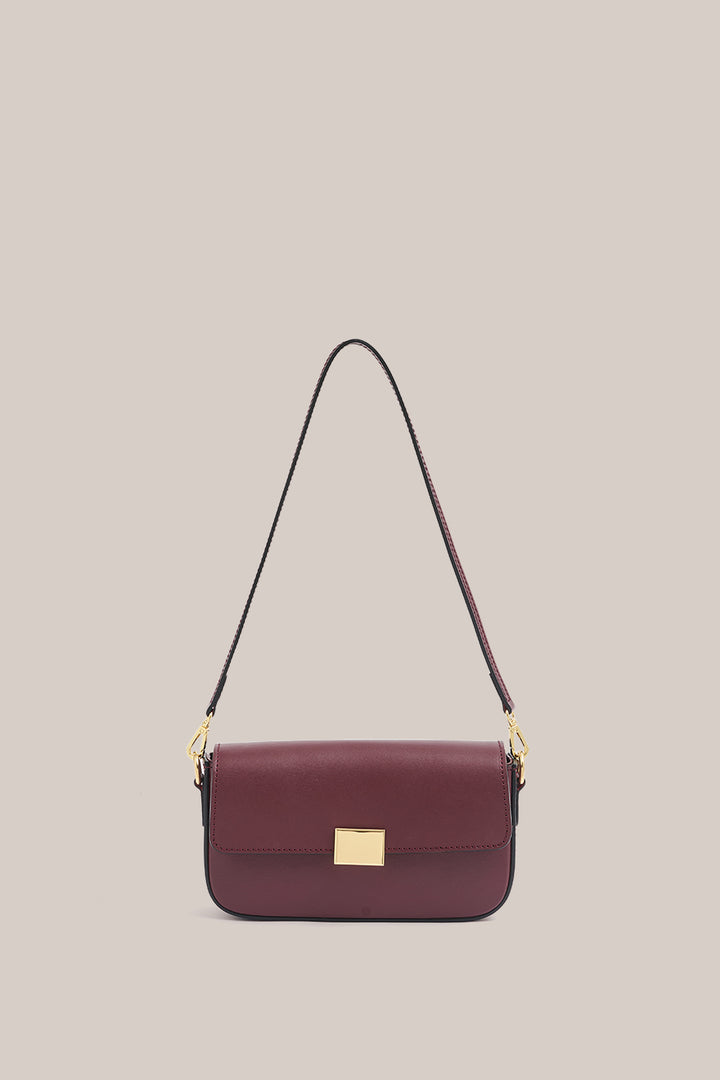 Isla Bordeaux Shoulder Bag