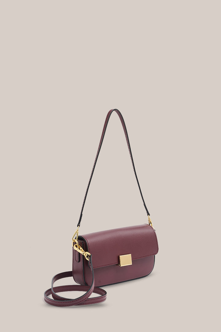 Isla Bordeaux Shoulder Bag