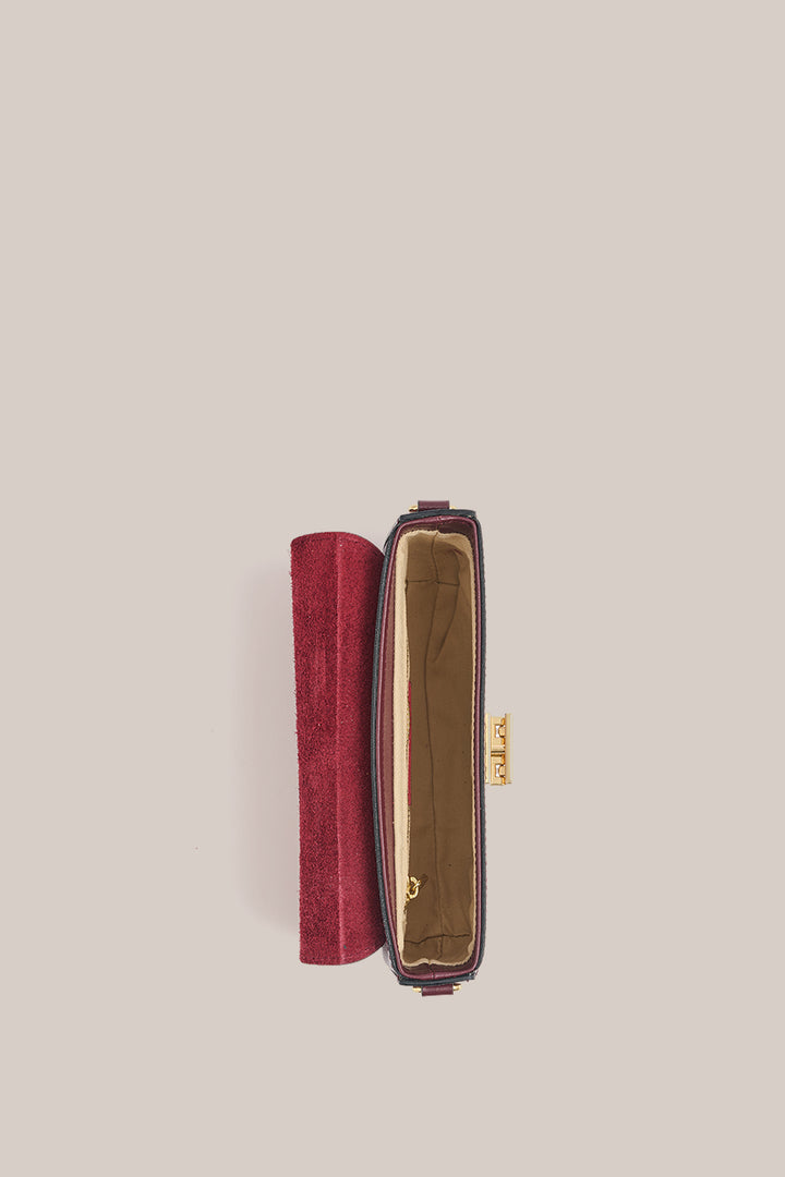 Isla Bordeaux Shoulder Bag