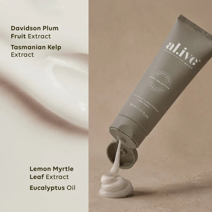 Alive Hand Cream- Willow Gum & Lemon Myrtle