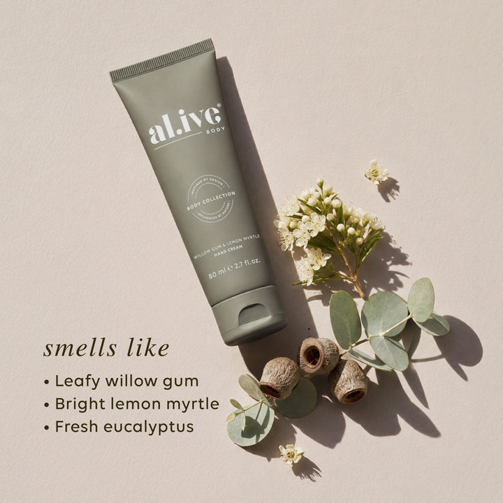 Alive Hand Cream- Willow Gum & Lemon Myrtle