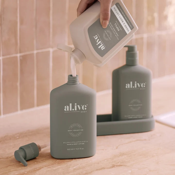Alive Hand & Body Refill- Willow gum & Lemon Myrtle