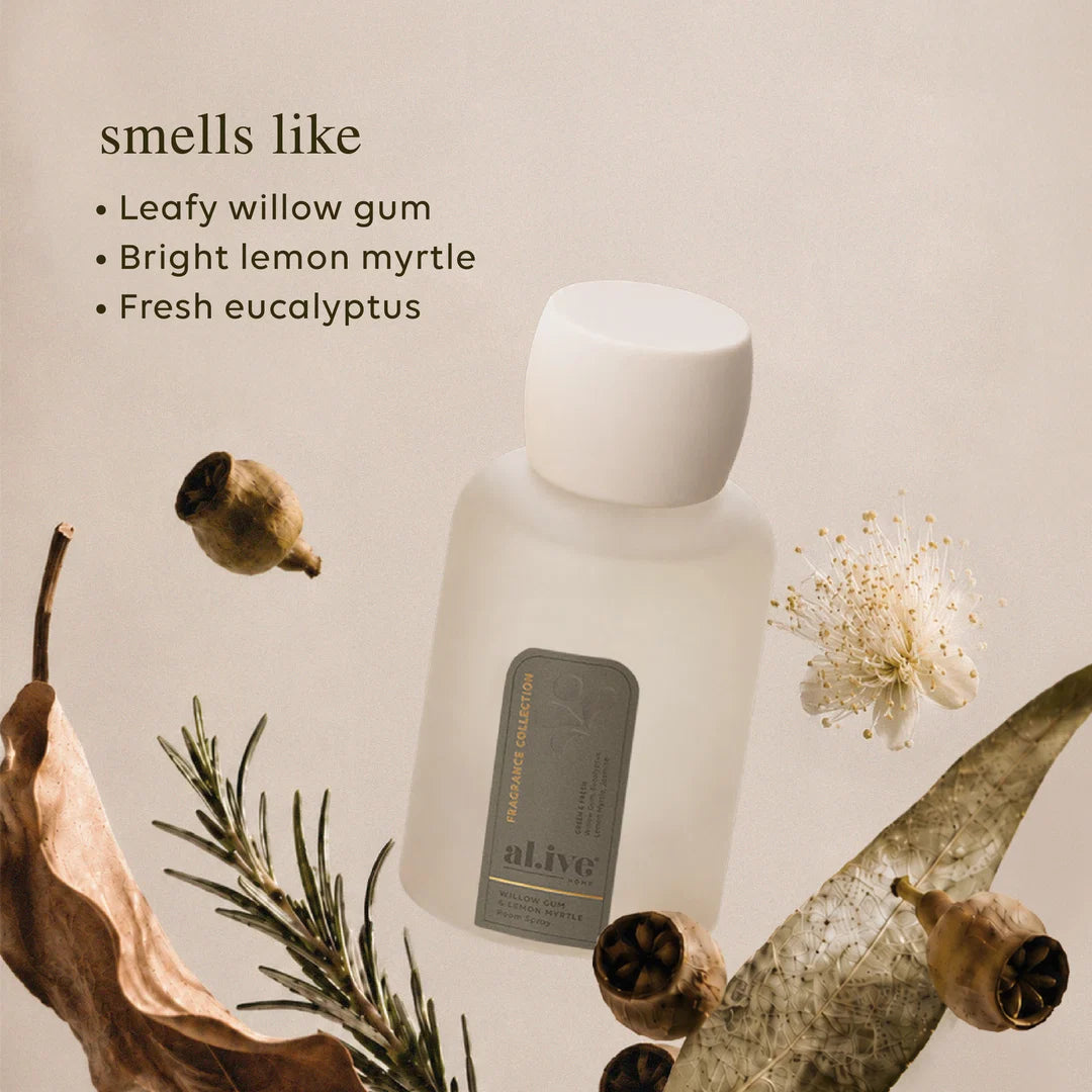 Alive Room Spray- Willow Gum & Lemon Myrtle