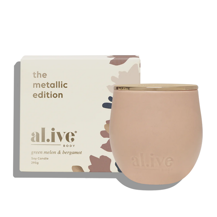 Alive Green Melon & Bergamot Soy Candle