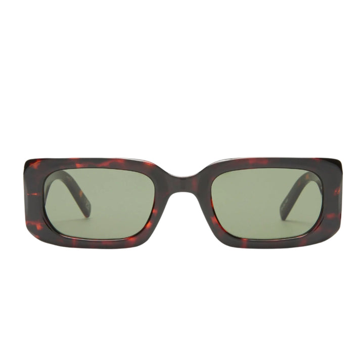 Le Specs Rippled Rebel Sunglasses in Tort