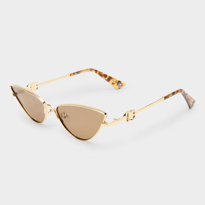 The Soiree Sunglasses | Bright Gold