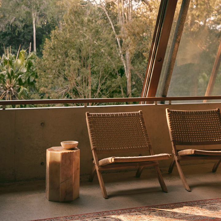 Bennu Woven Jute Armchair