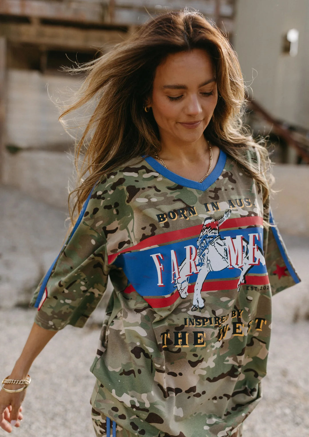 Camo Born In Australia Vee