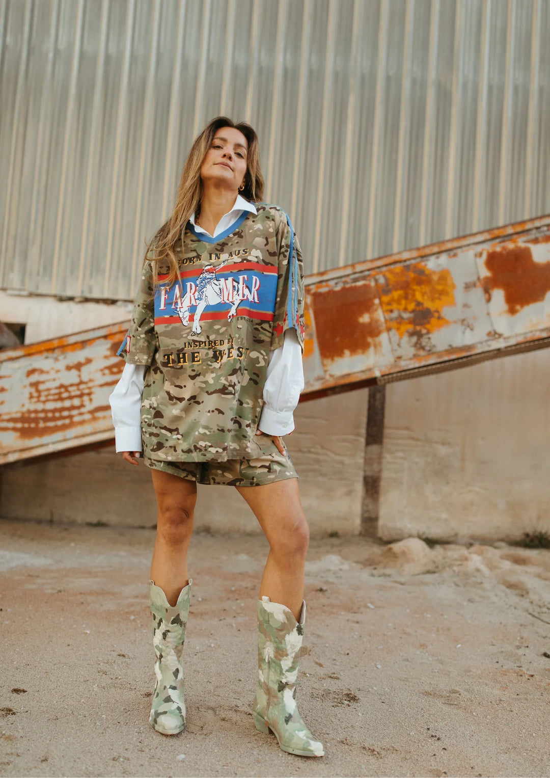 Camo Born In Australia Vee