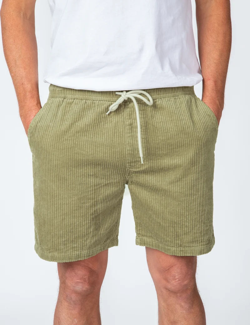 Burbank Cord Short - Slate Green