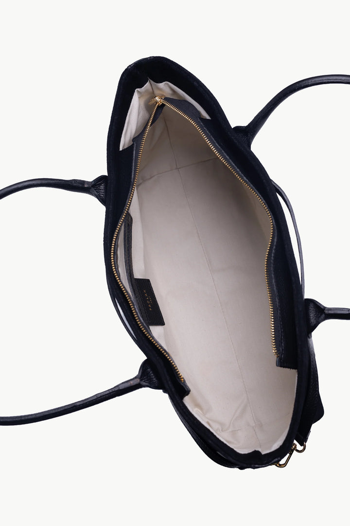 Camilla Black Suede Tote