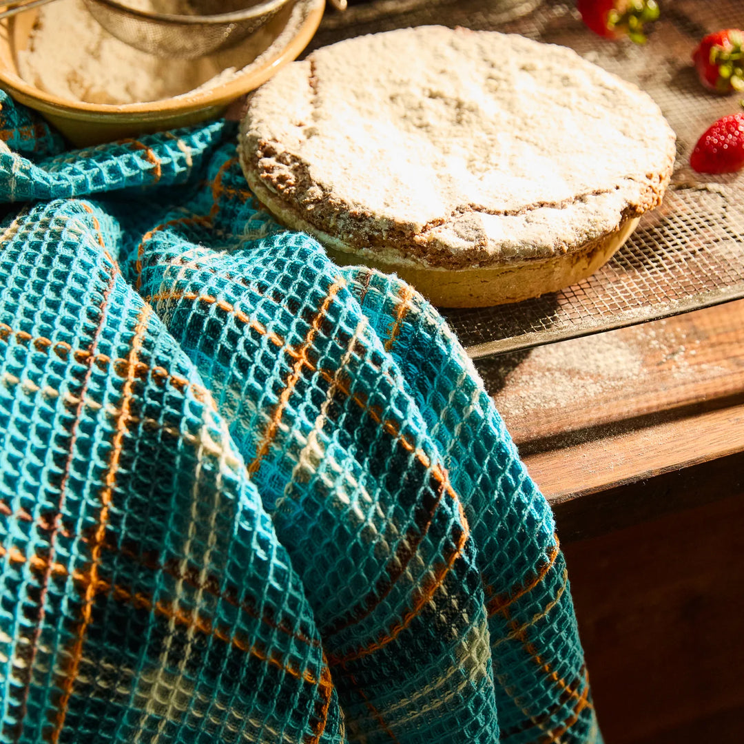 Frances Waffle Tea Towel