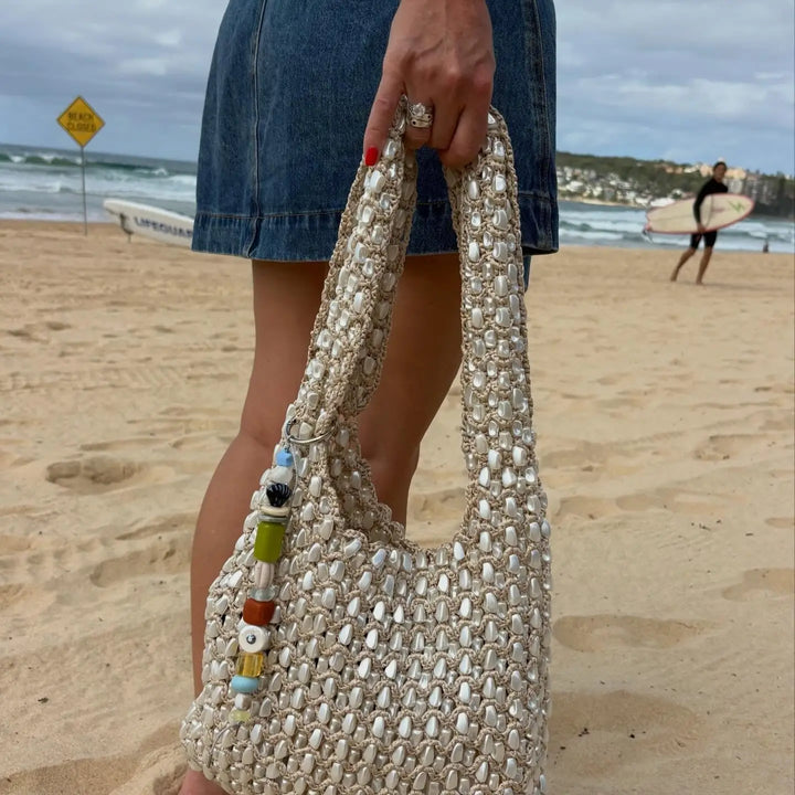 The Sirena Pearl Beaded Bag