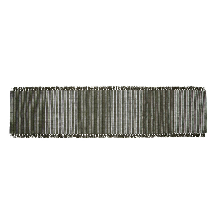 Amalfi Cai Table Runner - Green and Natural