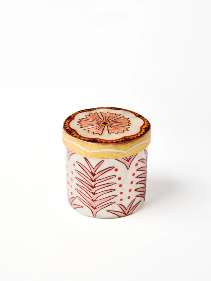 Samira Tall Box - Pink Flowers