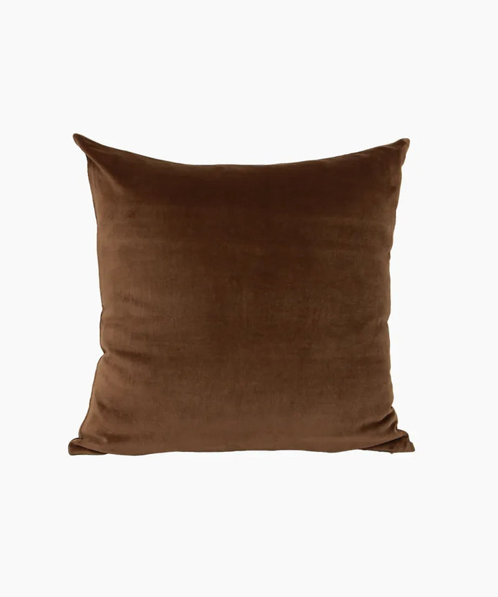 Velvet Cushion Brown
