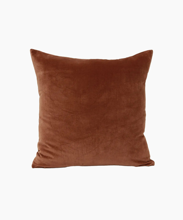 Velvet Cushion Cinnamon