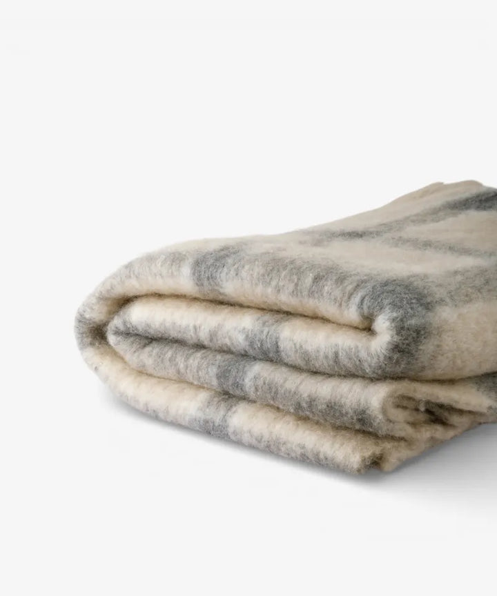 Juniper Check Throw Grey