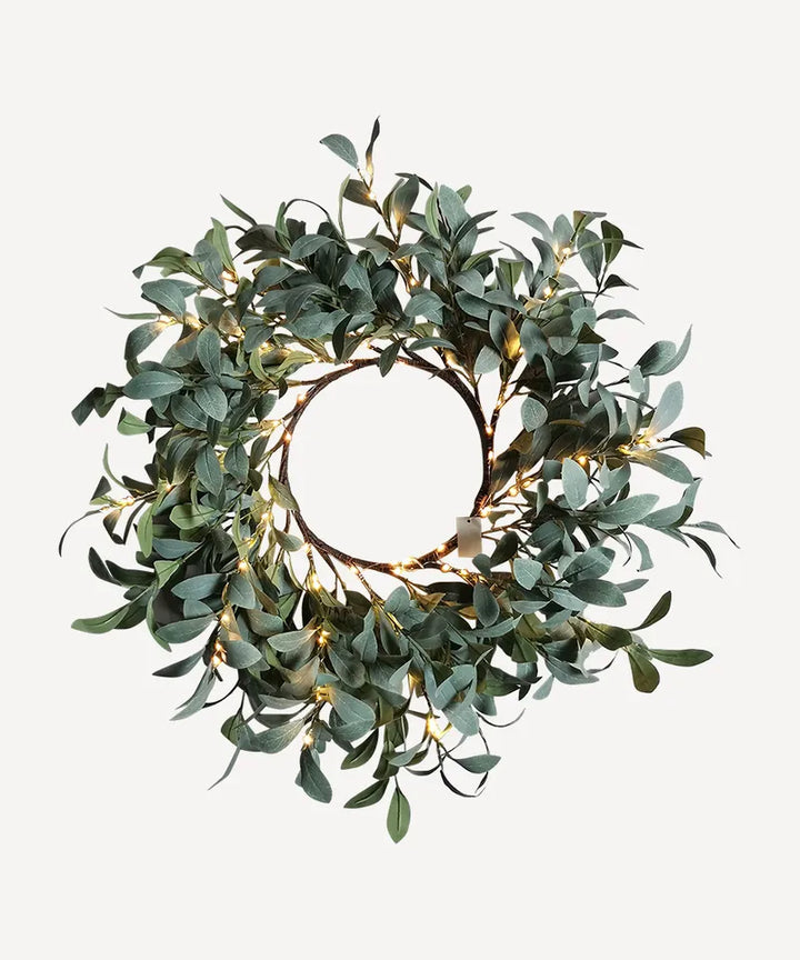 Olive Wreath Light Up - Large