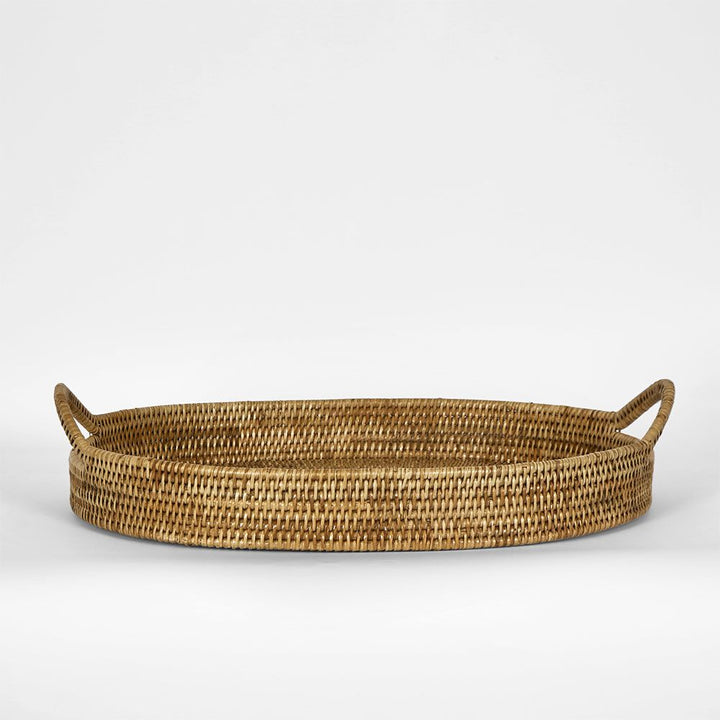 Paume Scallop Oval Serving Tray