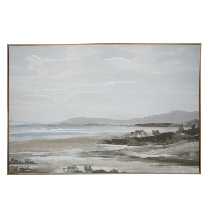 Apollo Hand Painted Wall Art Blue