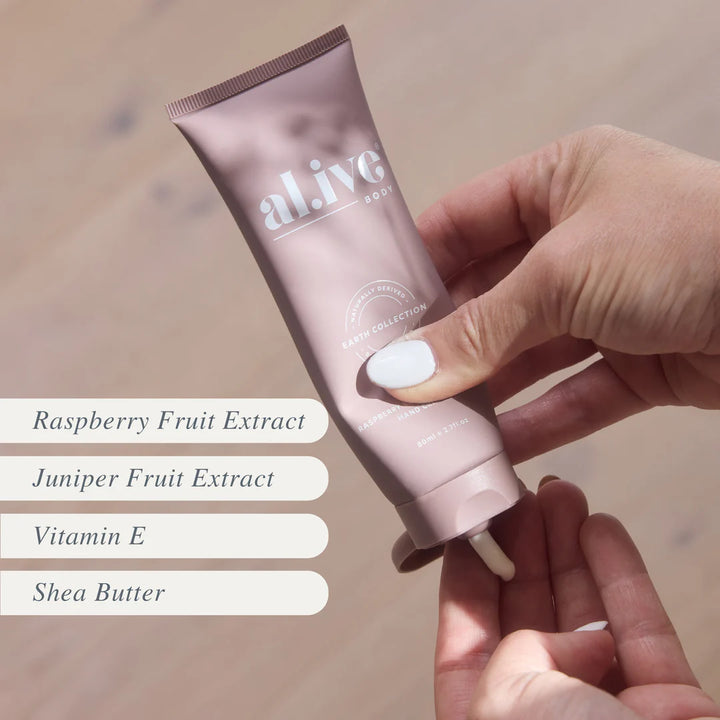 Al.ive Body Hand Cream - Raspberry Blossom and Juniper