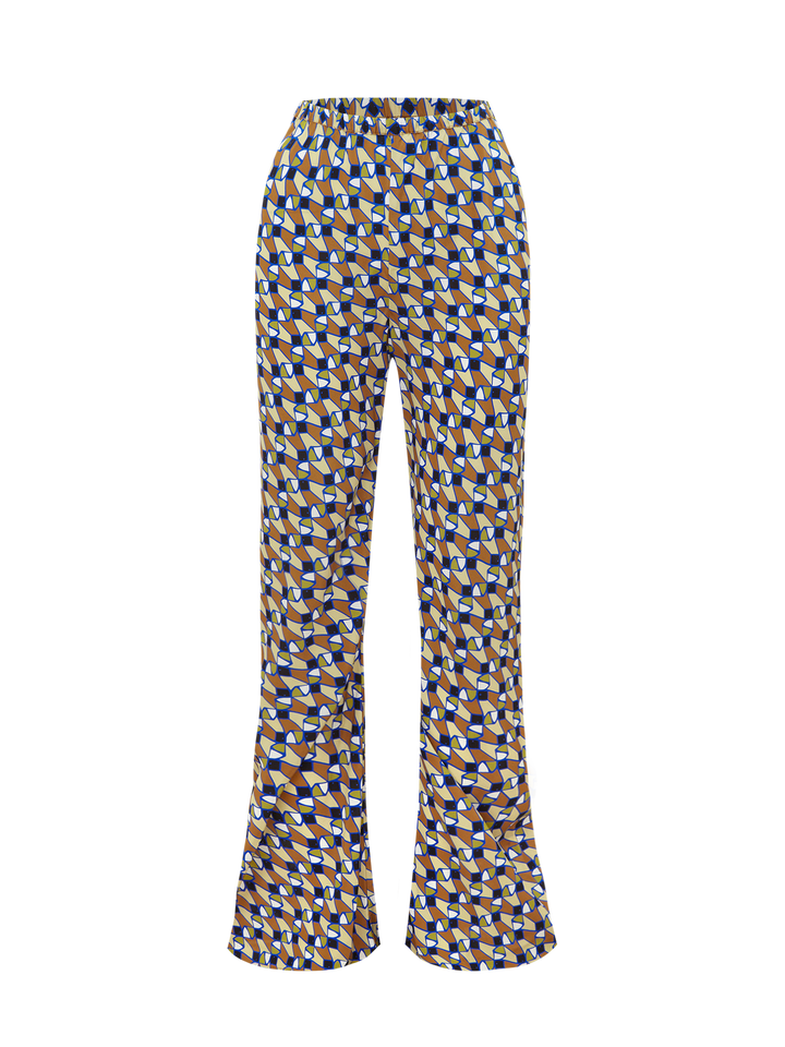 Tilda Pants - Herring Silk