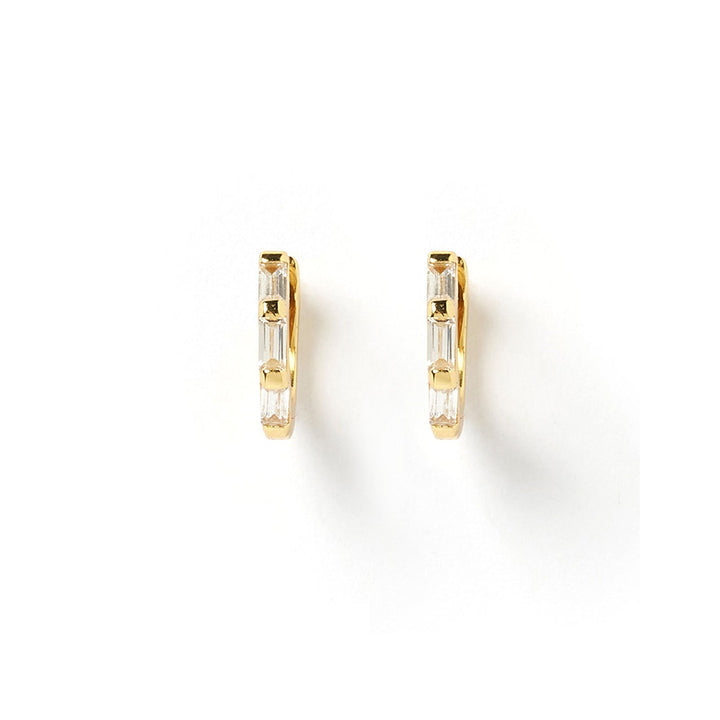 Holi Gold Huggie Earrings