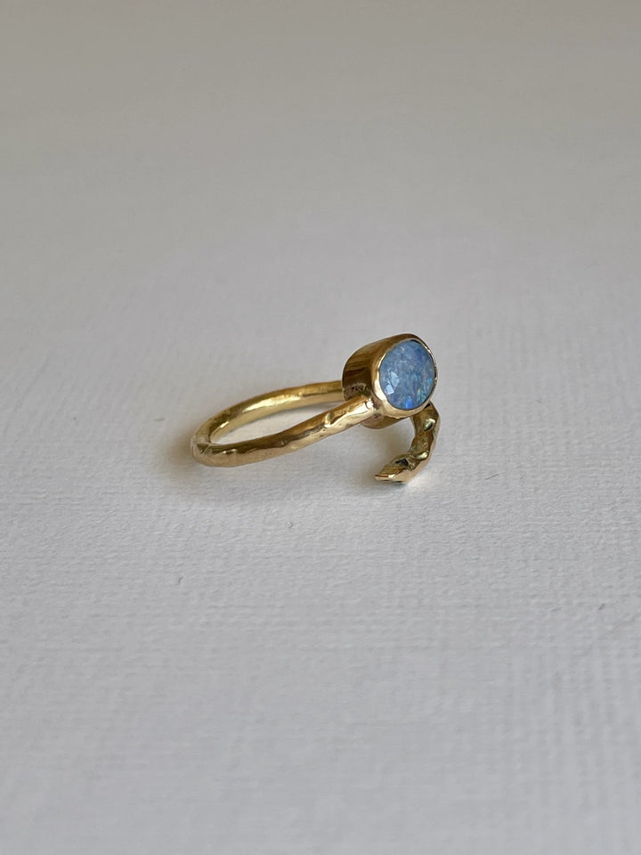 Opal Snake Ring